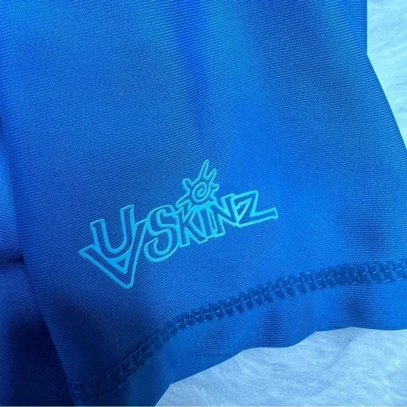 UV Skinz 2 Pc Swimsuit  Blue / Shark Size 5 - Picture 8 of 16